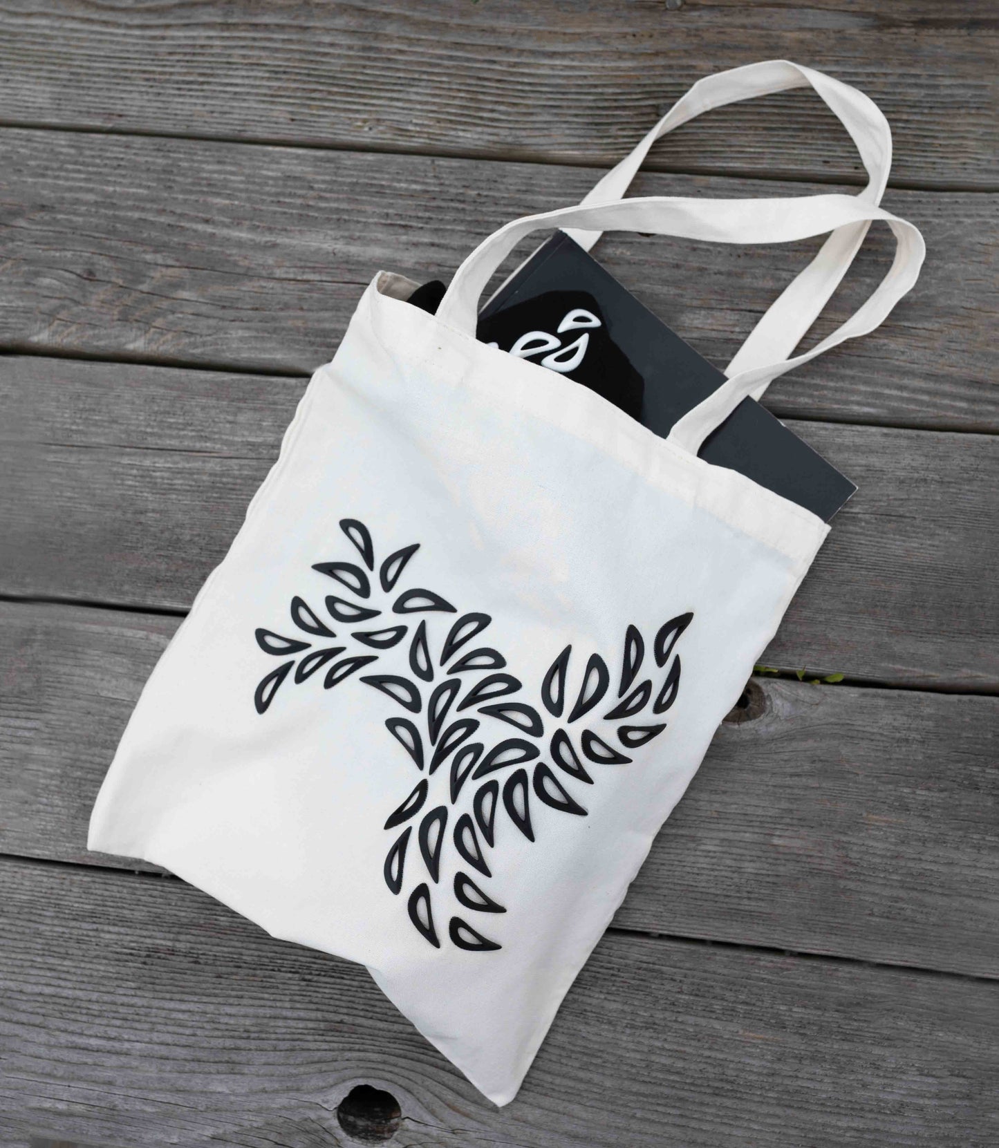 Dispersia 3D Relief Tote - Black