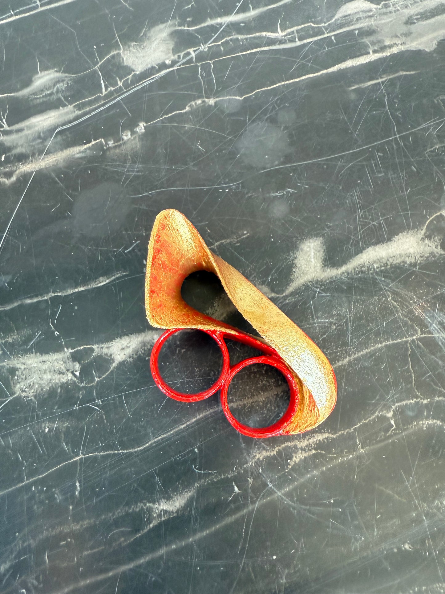 Zaha Ring Painted (R&G)