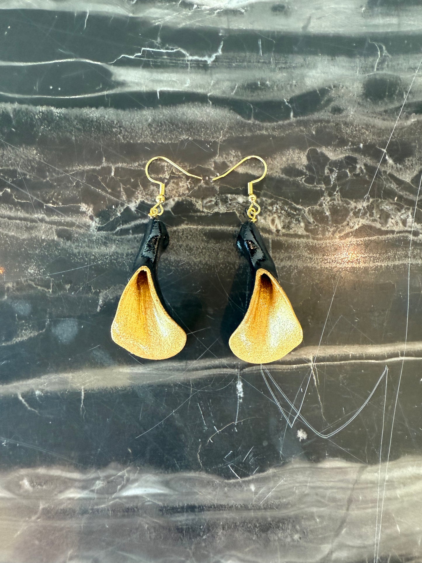 Janicka Earrings Painted (B&G)