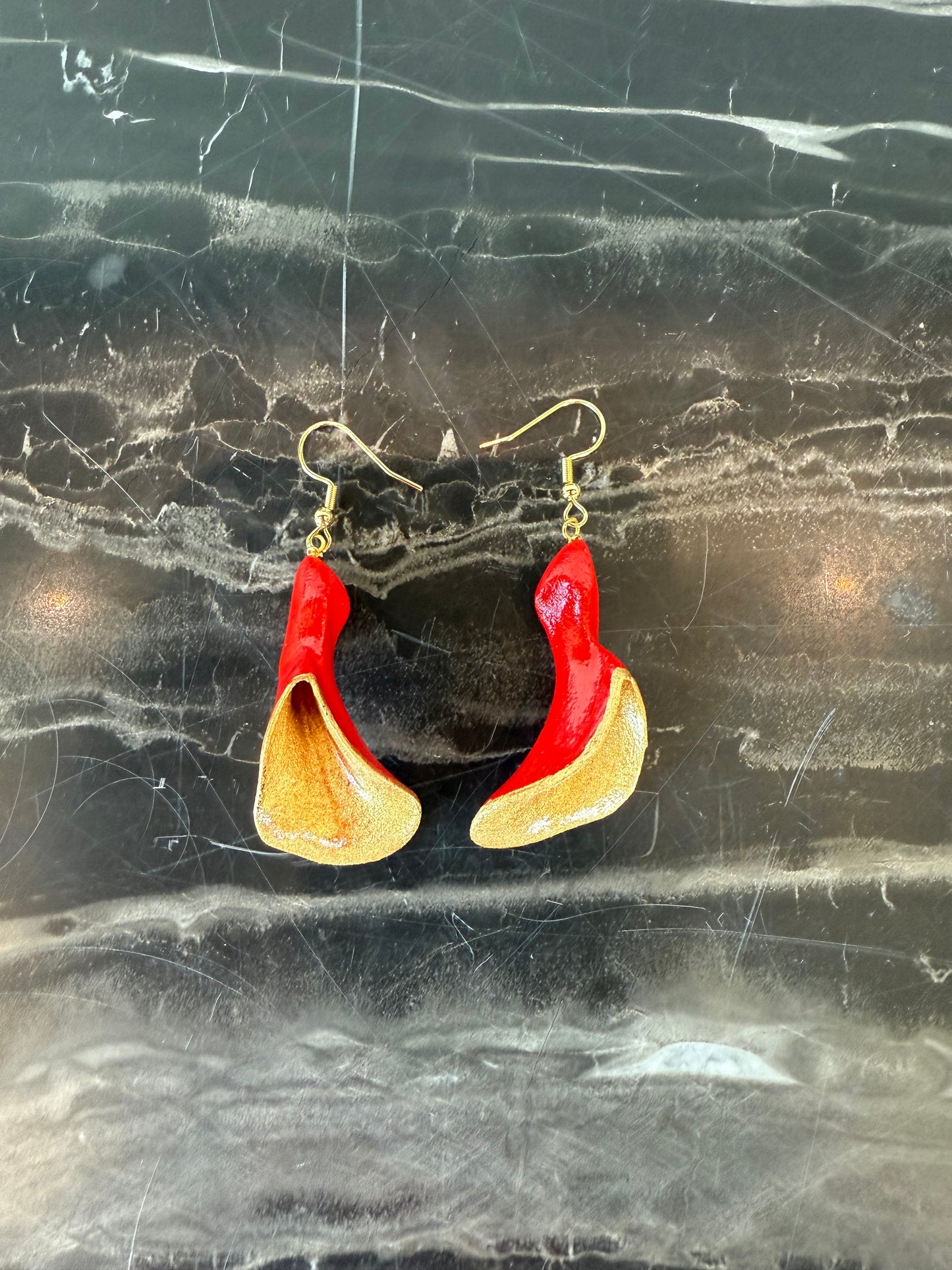 Janicka Earrings Painted (R&G)
