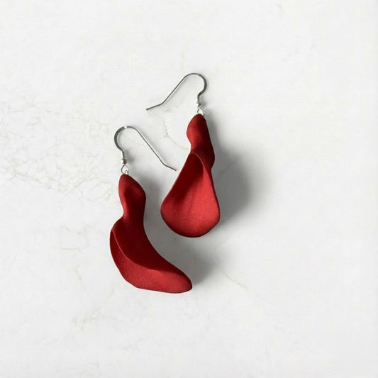 Janicka Earrings Vermilion Red