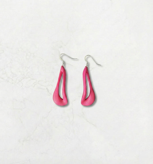 Eloura Earrings Hot Pink