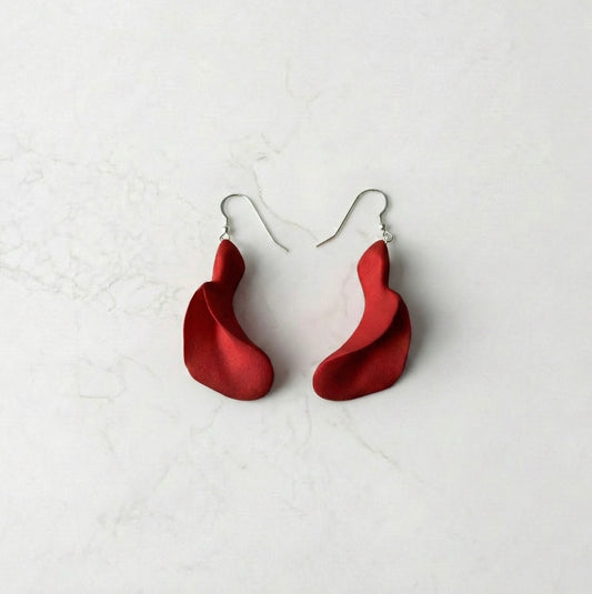 Janicka Earrings Vermilion Red