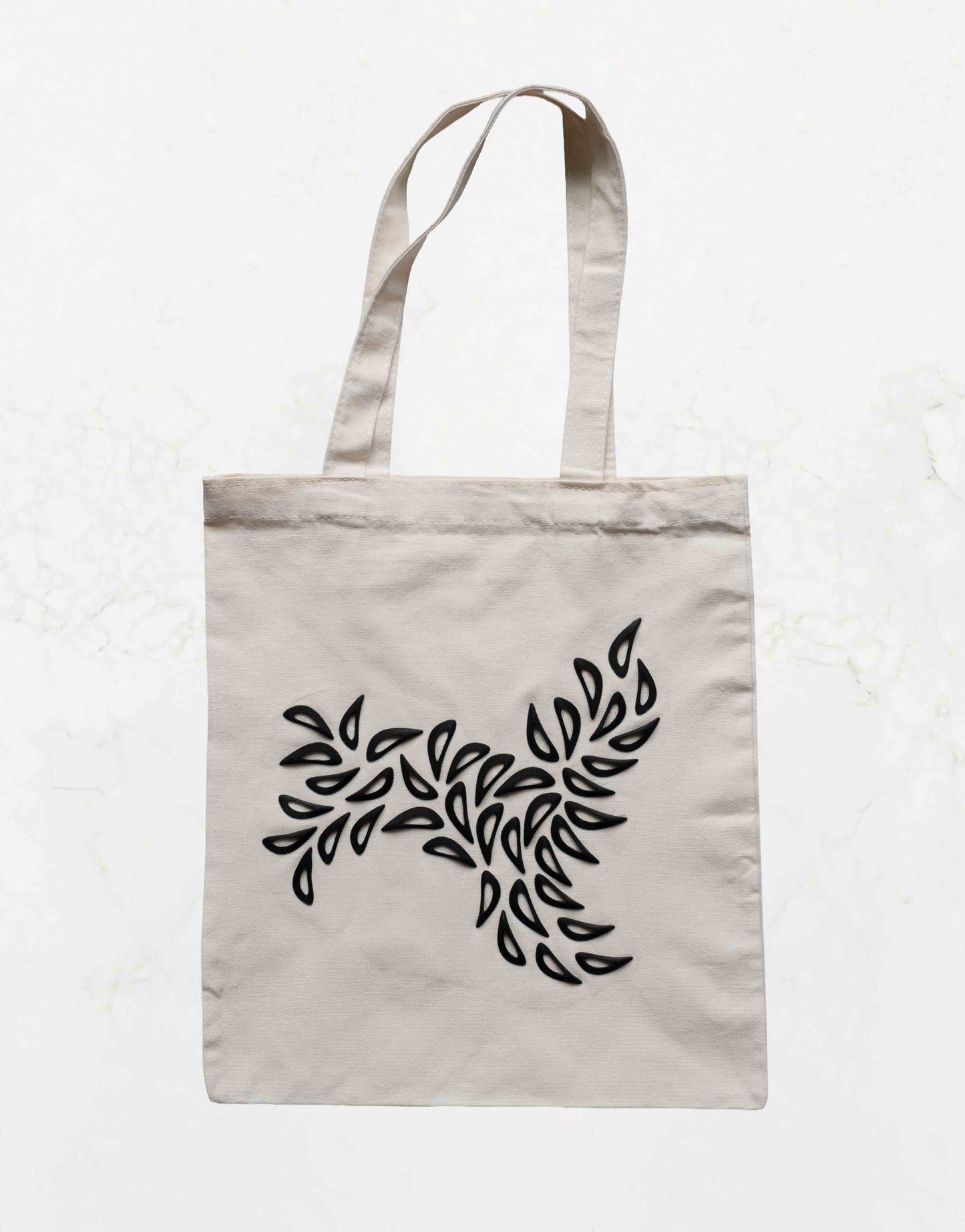 Dispersia 3D Relief Tote - Black