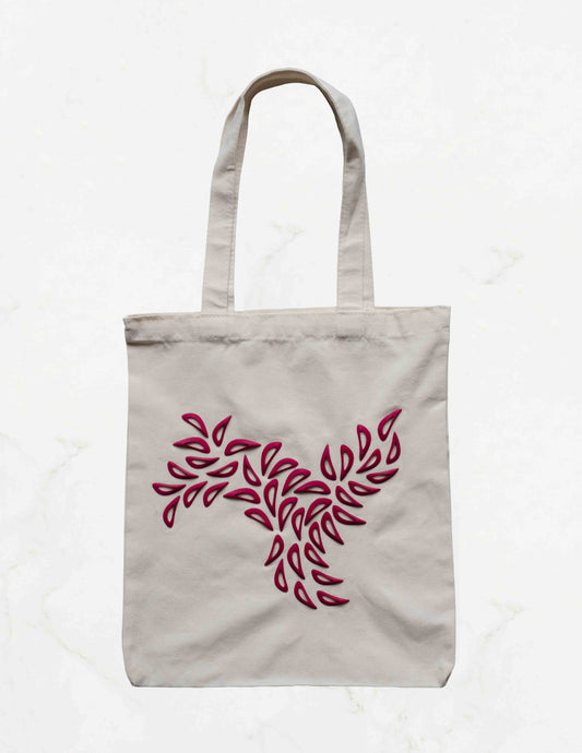 Dispersia 3D Relief Tote - Pink