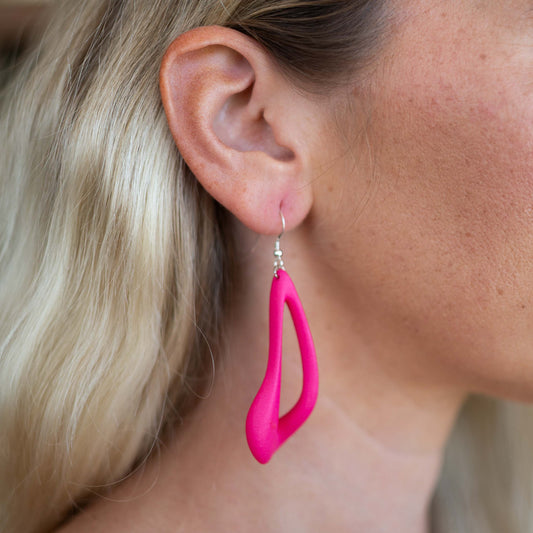 Eloura Earrings Hot Pink