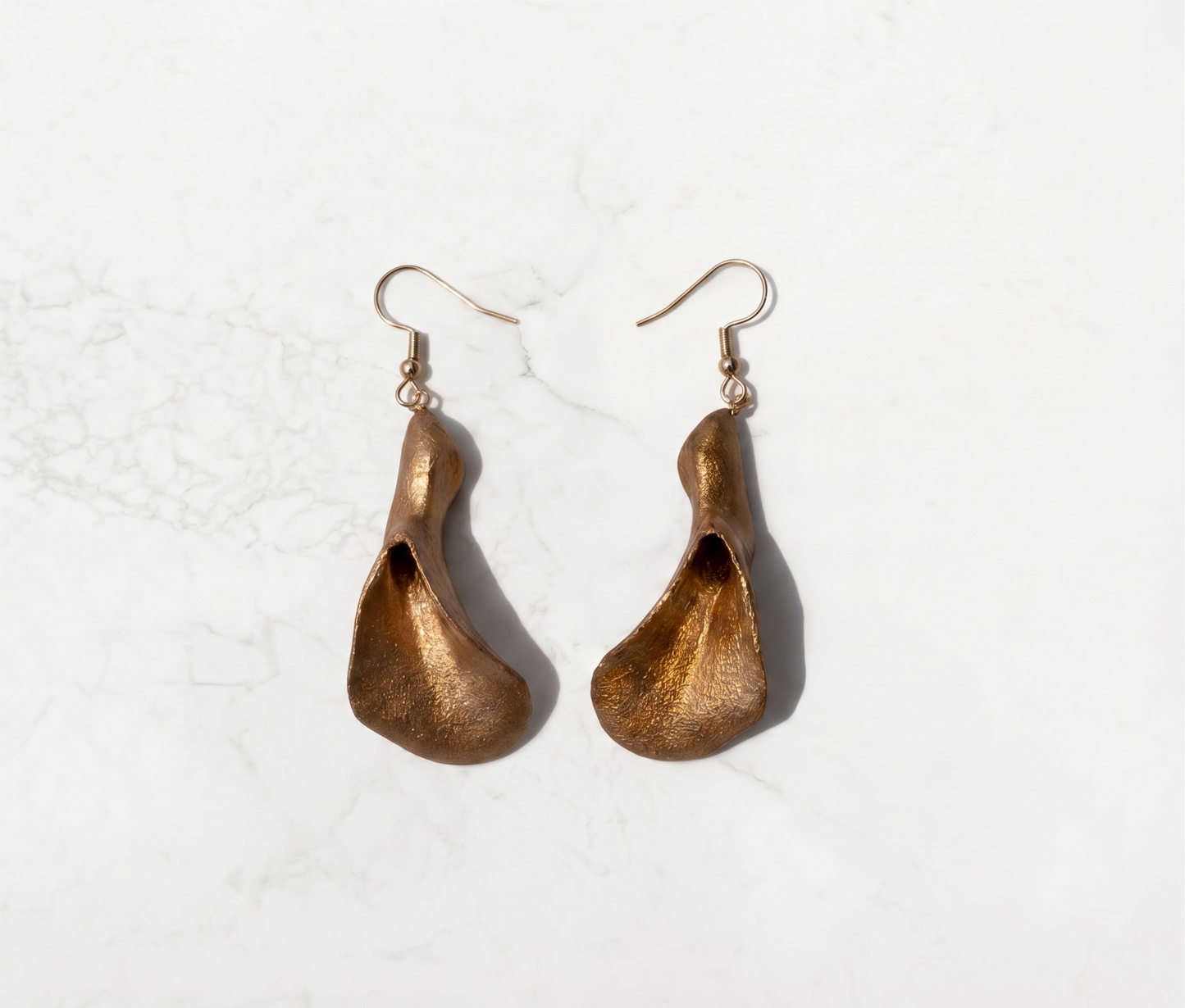 Janicka Earrings Painted (Gold)