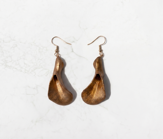 Janicka Earrings Painted (Gold)