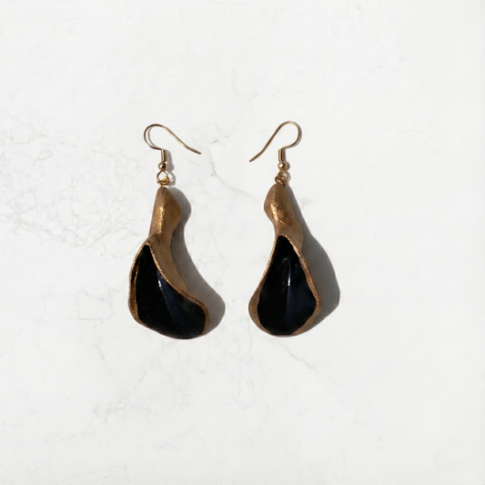 Janicka Earrings Painted (G&B)