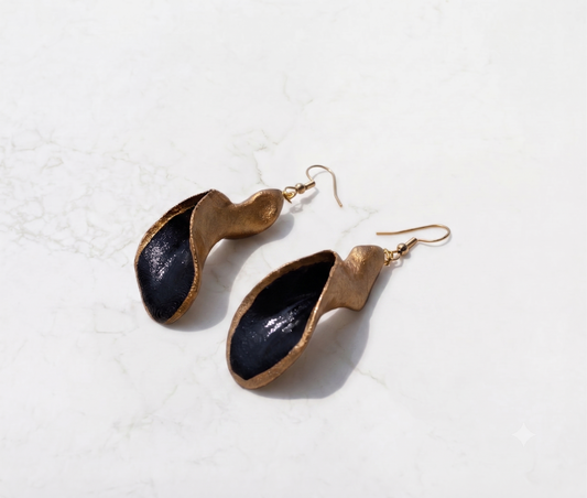 Janicka Earrings Painted (G&B)