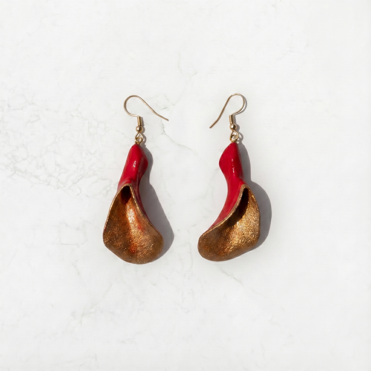 Janicka Earrings Painted (R&G)