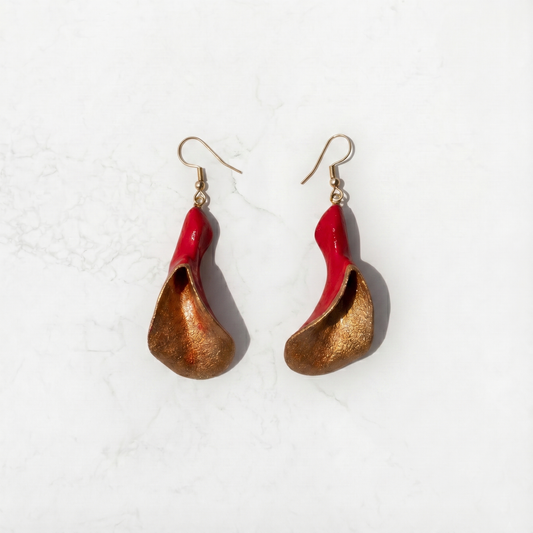 Janicka Earrings Painted (R&G)