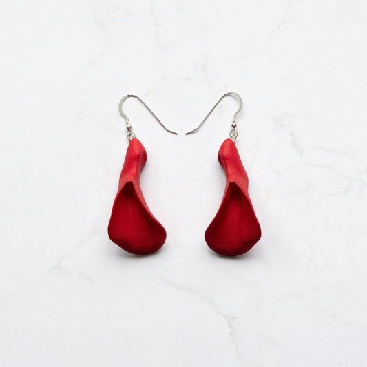 Janicka Earrings Vermilion Red