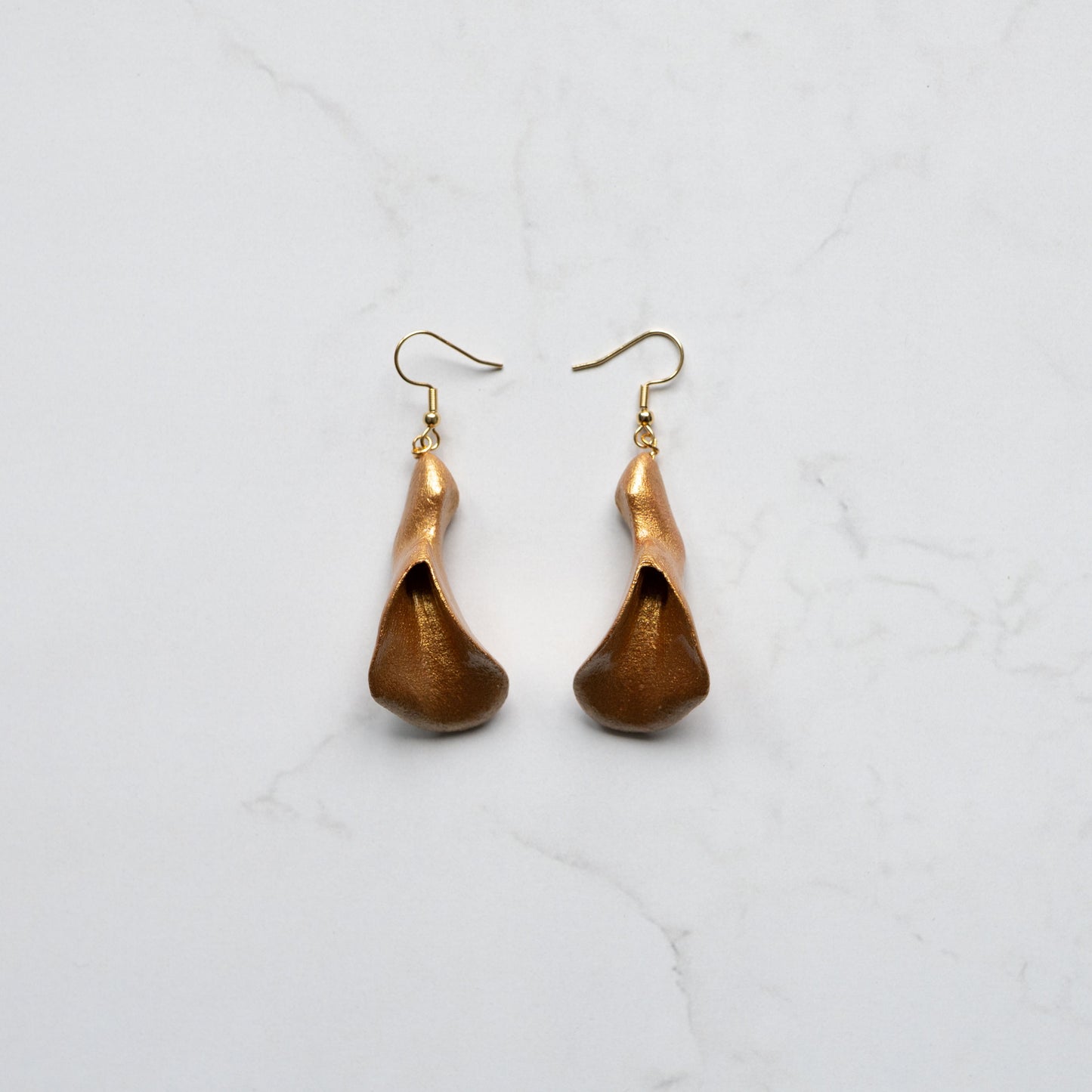 Janicka Earrings Painted (Gold)