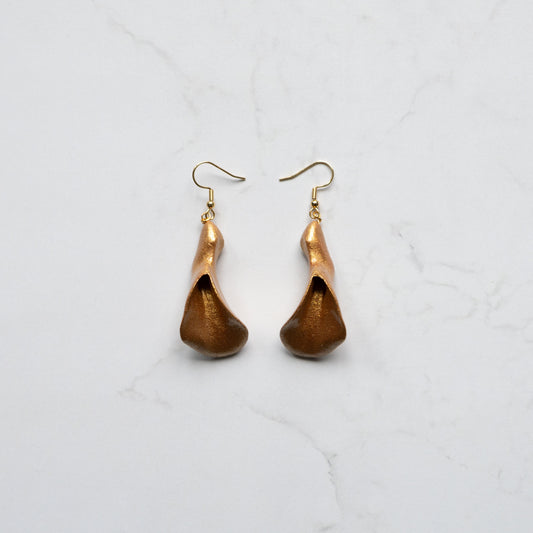 Janicka Earrings Painted (Gold)