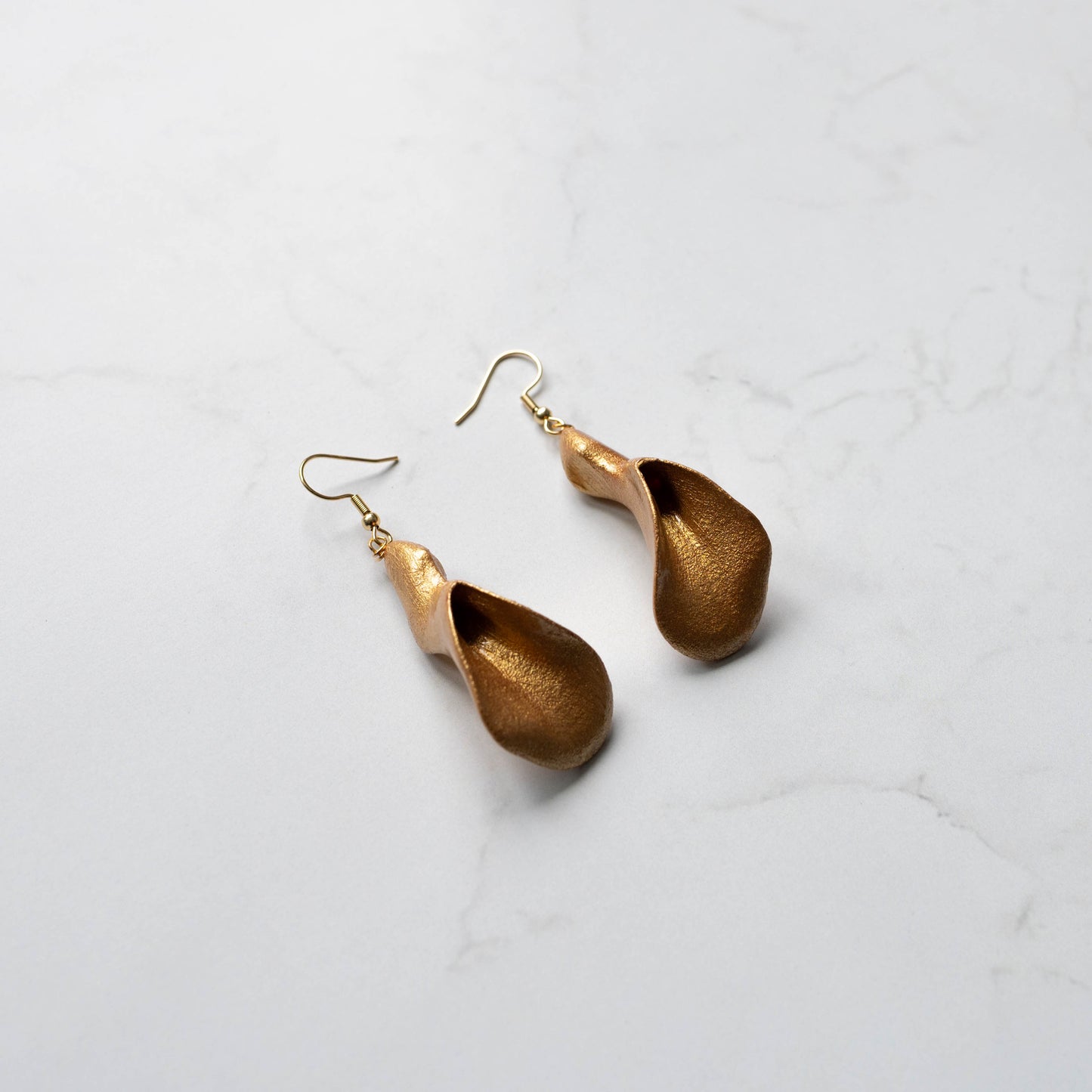Janicka Earrings Painted (Gold)