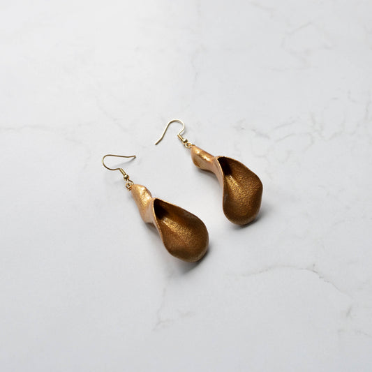 Janicka Earrings Painted (Gold)
