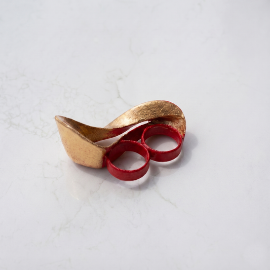 Zaha Ring Painted (R&G)